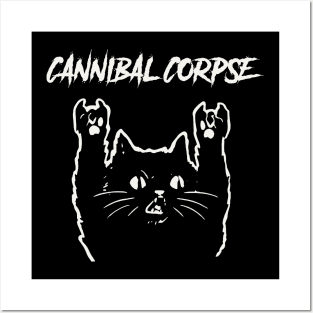 cannibal metal cat Posters and Art